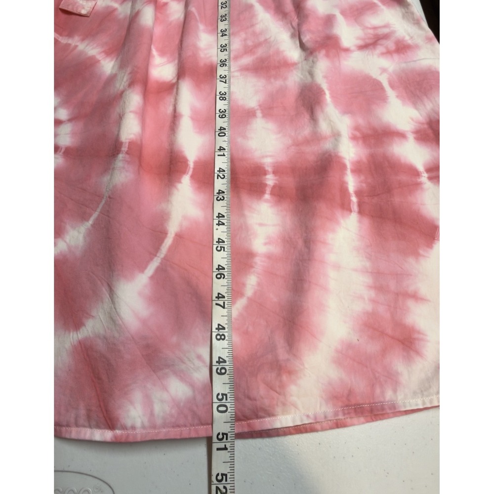 Banjanan  Dress in a pink tie-dye print Size Large - Picture 15 of 16